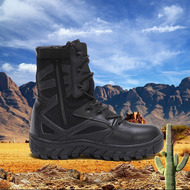 Outdoor Desert Combat Boots 07 Combat Boots Men&#039;s and Women&#039;s Boots Winter High-Top Outdoor Mountaineering Combat Boots Batch