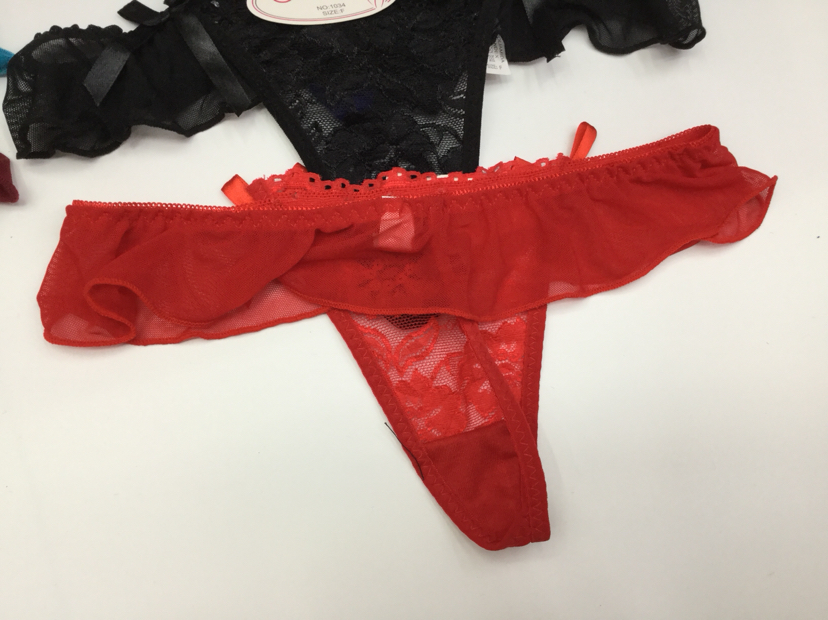 Lady Sexy Temptation T-Back Triangle Underwear Beautiful Hip Low Waist Luxury Women&#039;s Underwear T-Shaped Panties Wholesale