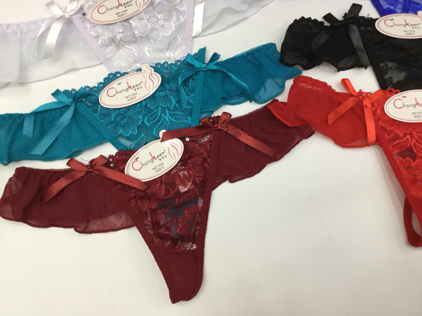Lady Sexy Temptation T-Back Triangle Underwear Beautiful Hip Low Waist Luxury Women's Underwear T-Shaped Panties Wholesale Lady Sexy Temptation T-Back Triangle Underwear Beautiful Hip Low Waist Luxury Women's Underwear T-Shaped Panties Wholesale