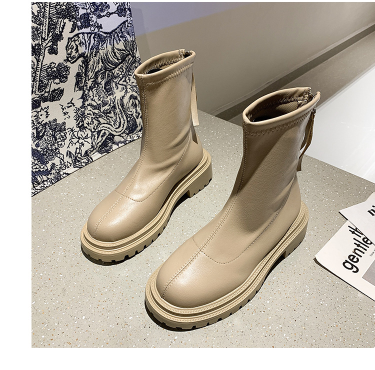Boots High Flat Bottom 2021 New below the Knee Shorty Long Boots Female Slimming Knight Martin Boots Boots High Flat Bottom 2021 New below the Knee Shorty Long Boots Female Slimming Knight Martin Boots
