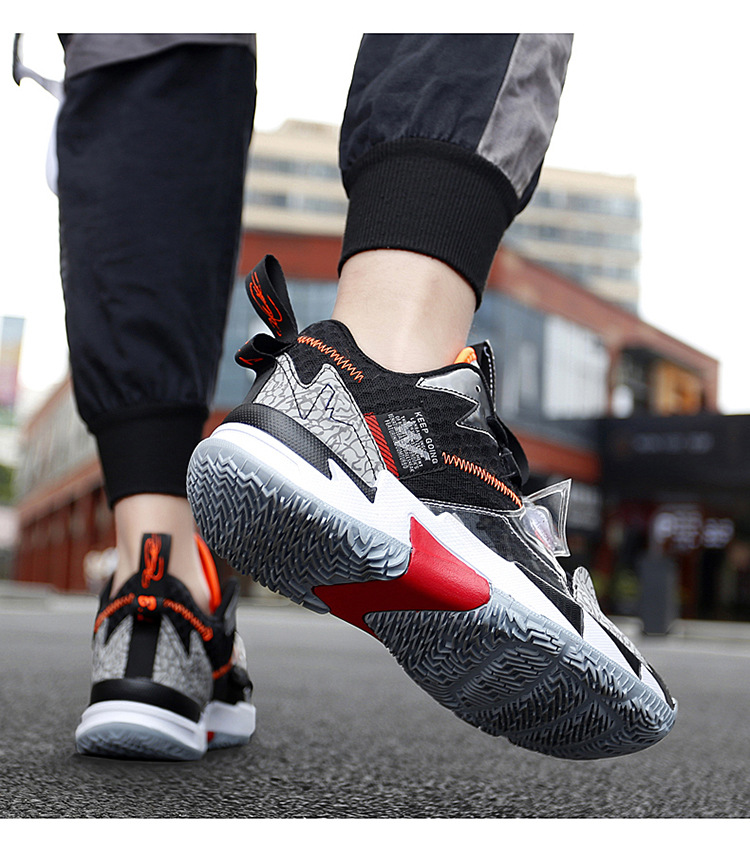 36-45 Basketball Shoes Couple's High-Top Weishao Same Style Combat Boots Breathable Casual White Shoes Student Sports Fashion Shoes