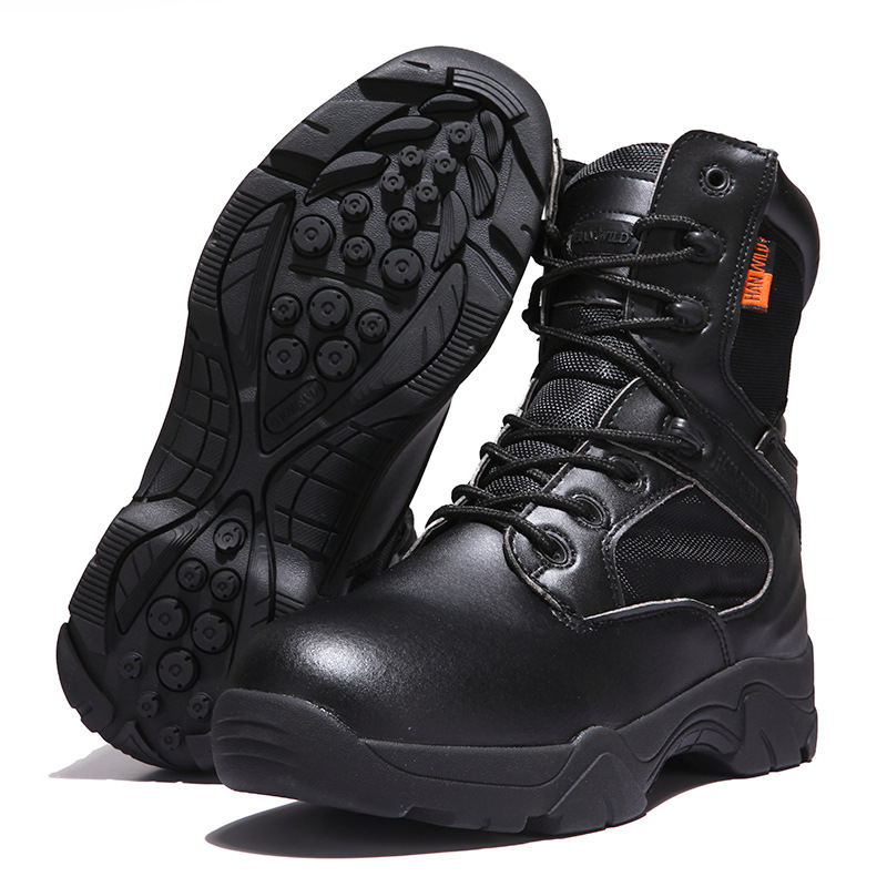 Consul Outdoor Men&#039;s Spring and Autumn High School Top Combat Boots Military Fans Waterproof and Hard-Wearing Combat Boots Desert Hiking Shoes