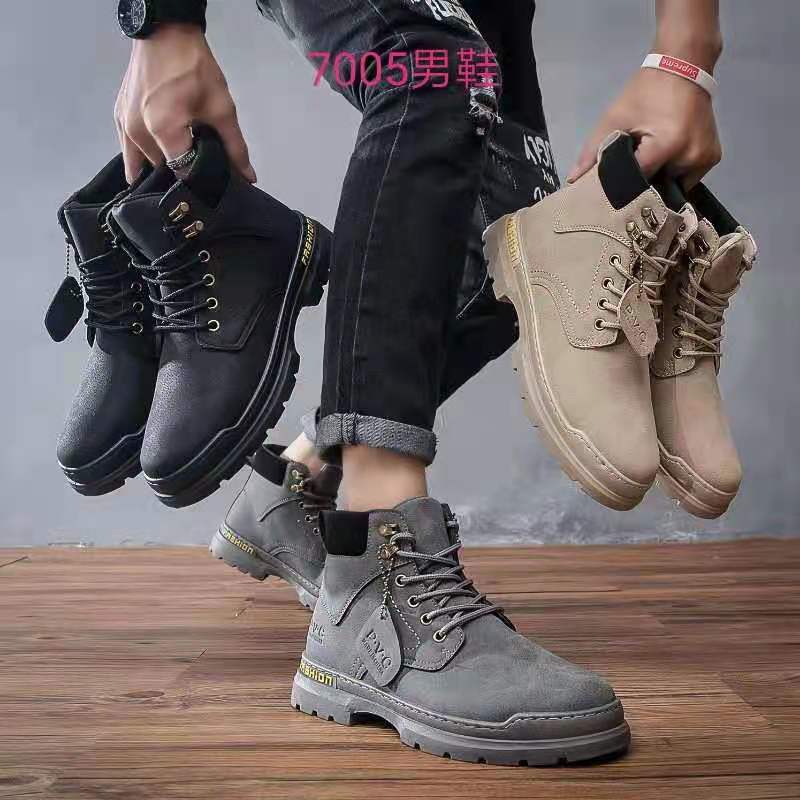 Dr. Martens Boots Men&#039;s 2021summer New Shoes British Style Working Boots Men&#039;s High-Top Trendy Shoes All-Matching Fleece-Lined