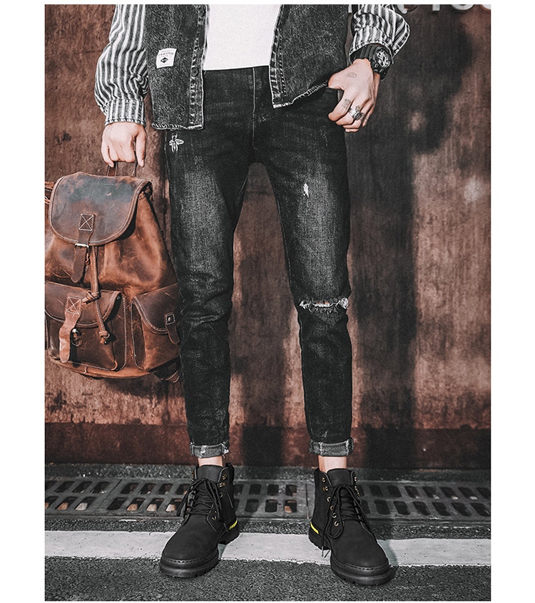 Dr. Martens Boots Men&#039;s 2021summer New Shoes British Style Working Boots Men&#039;s High-Top Trendy Shoes All-Matching Fleece-Lined