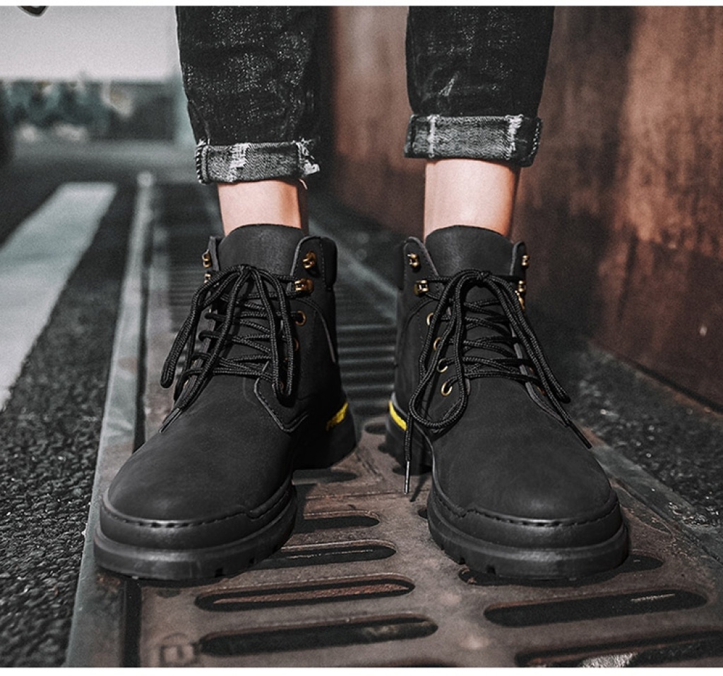 Dr. Martens Boots Men's 2021summer New Shoes British Style Working Boots Men's High-Top Trendy Shoes All-Matching Fleece-Lined Dr. Martens Boots Men's 2021summer New Shoes British Style Working Boots Men's High-Top Trendy Shoes All-Matching Fleece-Lined