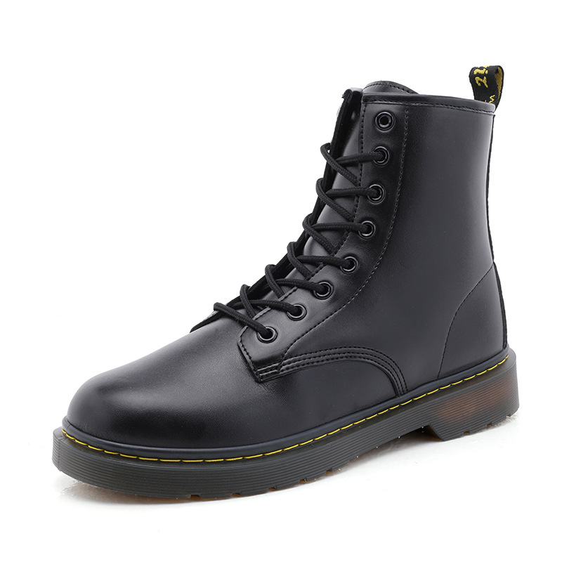 Fall 2021 New Fashion Trendy Dr. Martens Boots Men&#039;s High Top British Style Korean Style Worker Boot Versatile Couple Leather Boots