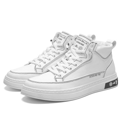 Men&#039;s Shoes 2020 Autumn New Board Shoes Men&#039;s Korean-Style Fashionable High-Top Men&#039;s Casual Shoes Dr. Martens Boots Men&#039;s White Shoes