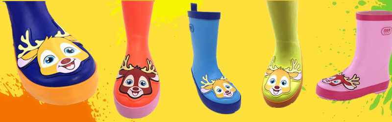 He Mu Yu 2018 New Cartoon Children's Rain Boots Rubber Environmental Protection Non-Slip Outdoor Stylish Water Shoes Factory Direct Sales He Mu Yu 2018 New Cartoon Children's Rain Boots Rubber Environmental Protection Non-Slip Outdoor Stylish Water Shoes Factory Direct Sales