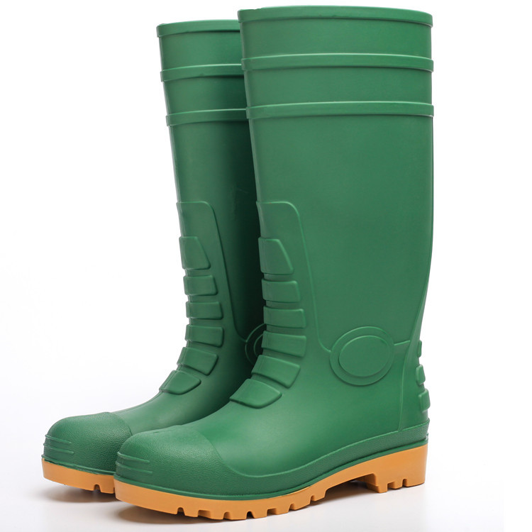 Export PVC rain boots high tube non-slip rain boots anti-hit anti-stabbing water shoes oil resistance weak acid alkali resistance CE Export PVC rain boots high tube non-slip rain boots anti-hit anti-stabbing water shoes oil resistance weak acid alkali resistance CE