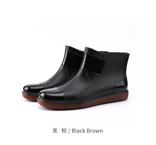Rain Boots Men's New Short Rain Shoes Slip-on Large Size Rain Boots Men's Work Shoes Waterproof Bottom Top Rubber Shoes Four Seasons Spot Rain Boots Men's New Short Rain Shoes Slip-on Large Size Rain Boots Men's Work Shoes Waterproof Bottom Top Rubber Shoes Four Seasons Spot