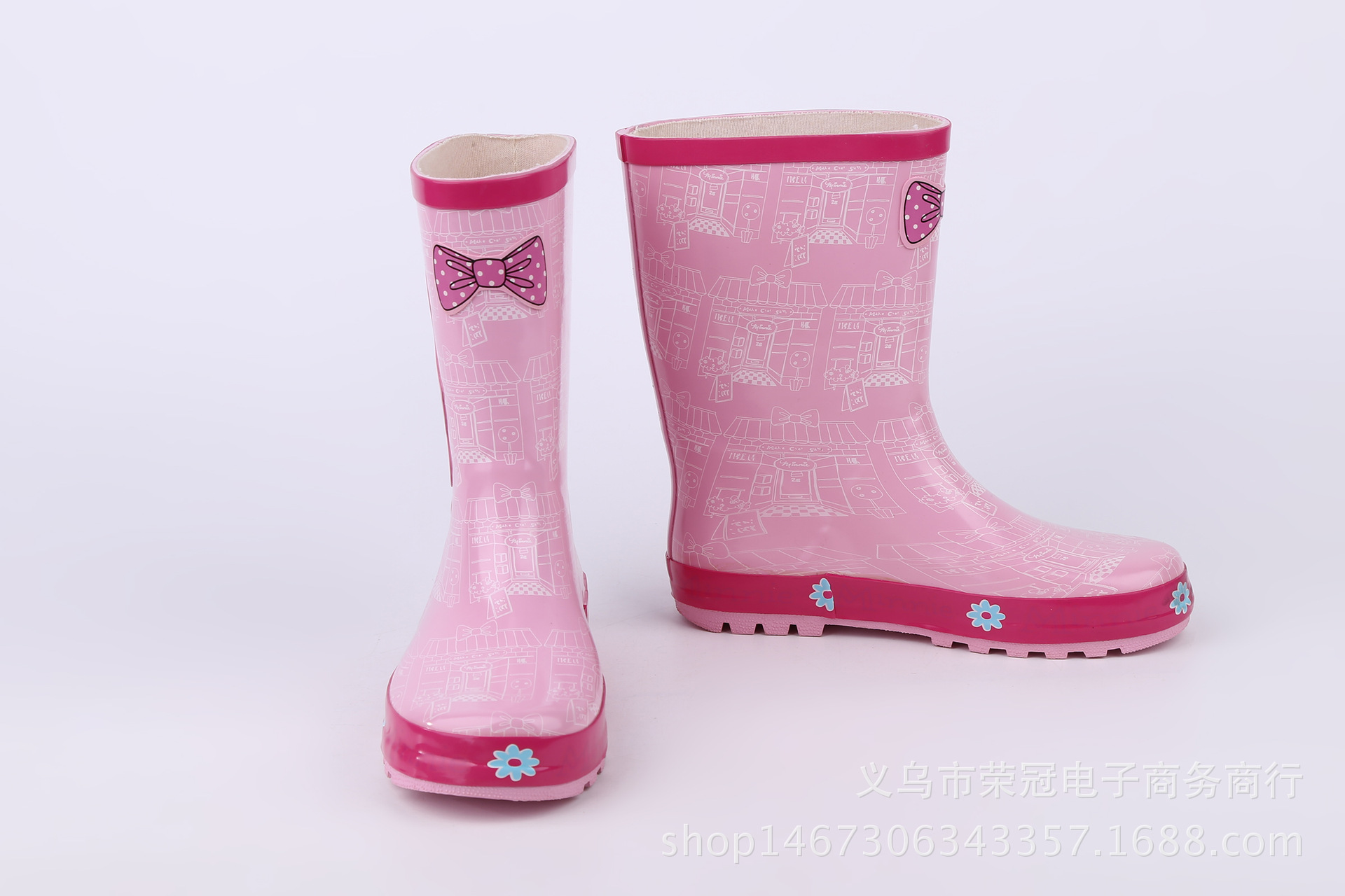 Foreign Trade Fashion and Environment-Friendly Rubber Pink Mickey Cartoon Children's Rain Boots Girls Anti-Slip Rain Boots Kids' Rain Boots Shoe Cover Foreign Trade Fashion and Environment-Friendly Rubber Pink Mickey Cartoon Children's Rain Boots Girls Anti-Slip Rain Boots Kids' Rain Boots Shoe Cover