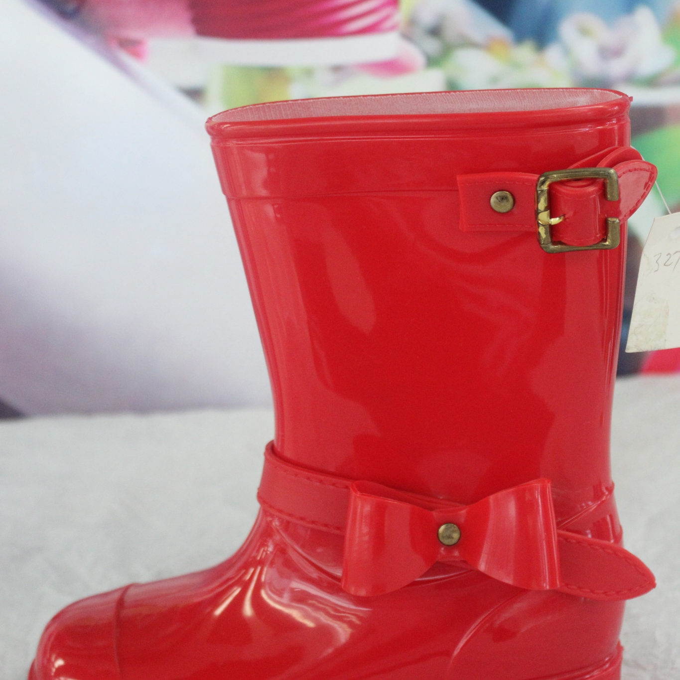Children&#039;s New Rain Boots Girls&#039; Anti-Slip Rain Boots Child Student PVC Rain Boots