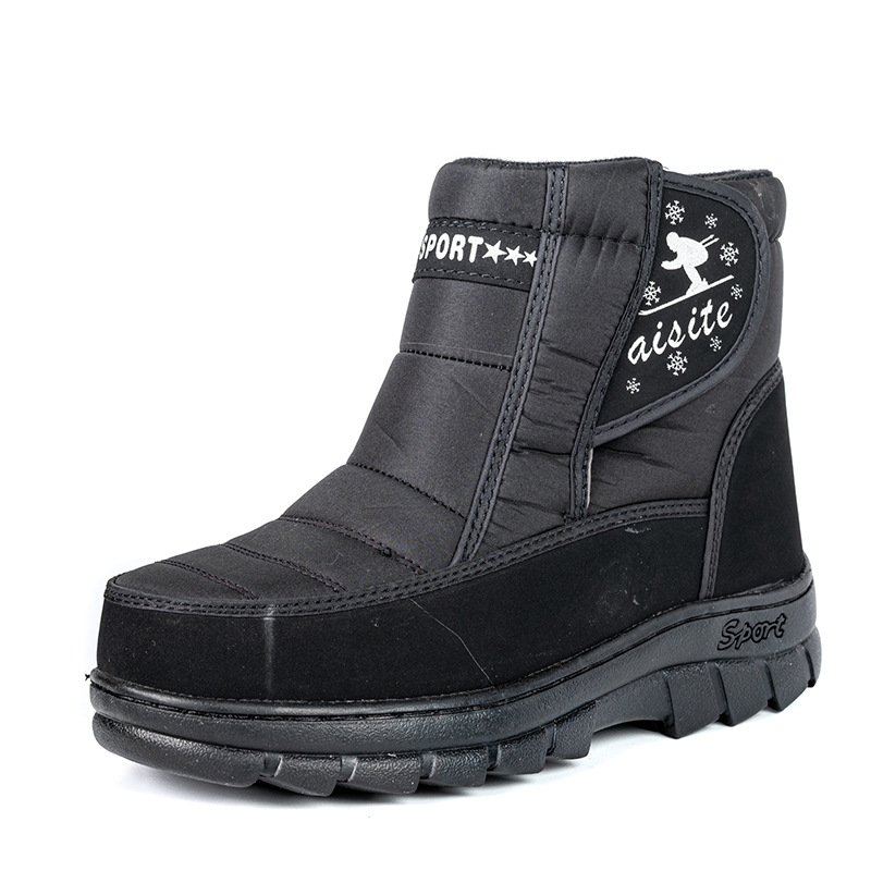 Korean Fashion Short Men&#039;s Rain Boots Waterproof Warm Camouflage Rain Boots Outdoor Four Seasons Fishing Leisure Rain Shoes