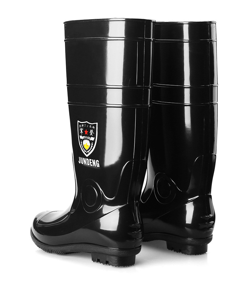 High-Top Rain Boots Men's Mid-High Tube Fleece-Lined Non-Slip Wear-Resistant Construction Site Labor Protection Shoes Low-Top Construction Site Rain Shoes Adult Rain Boots High-Top Rain Boots Men's Mid-High Tube Fleece-Lined Non-Slip Wear-Resistant Construction Site Labor Protection Shoes Low-Top Construction Site Rain Shoes Adult Rain Boots