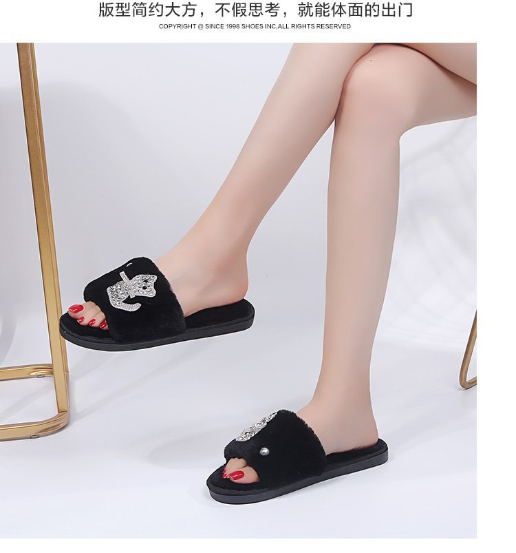 Cotton Slippers Women's Ins Couple's Home Non-Slip Warm Plush Cotton-Padded Shoes Cute Cat Student Korean Style Cotton Slippers Women's Ins Couple's Home Non-Slip Warm Plush Cotton-Padded Shoes Cute Cat Student Korean Style