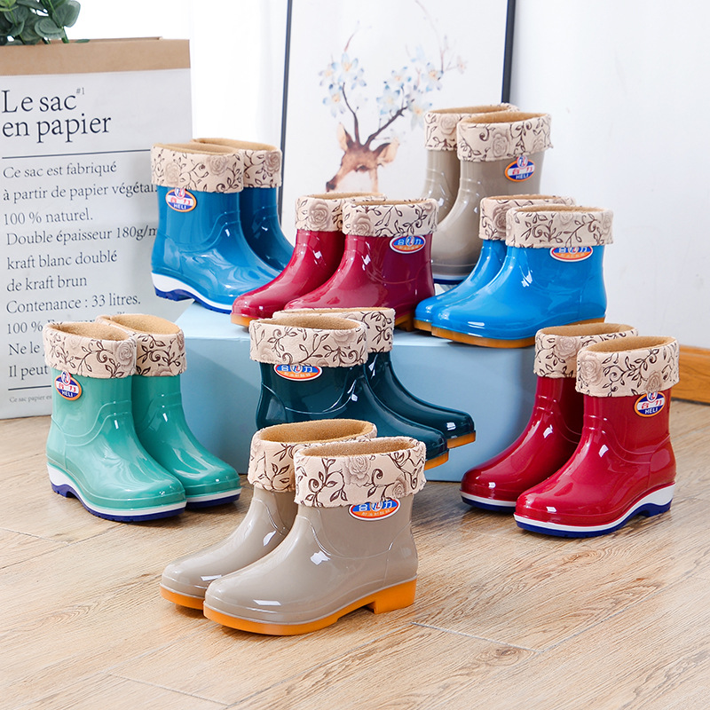New Men's Rain Boots Low-Cut Rain Boots Men's Fashion Rubber Boots Non-Slip Wear-Resistant Tendon Sole Labor Protection Shoes Wholesale