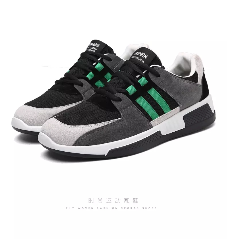 Winter cotton-padded shoes and sneakers with fleece han style shoes to keep men warm