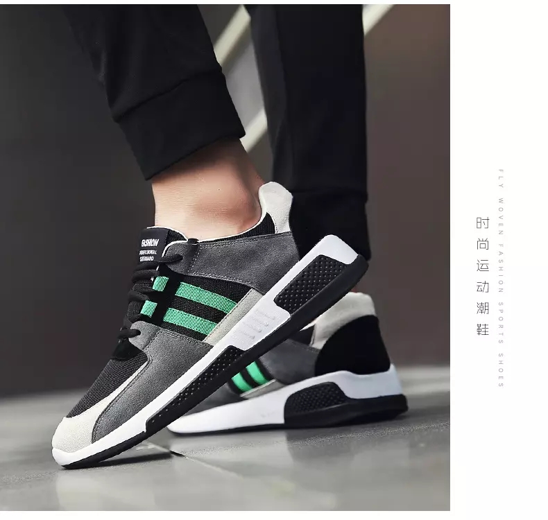 Winter cotton-padded shoes and sneakers with fleece han style shoes to keep men warm
