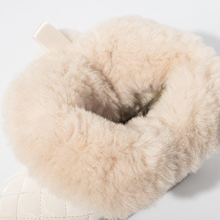 Cotton-Padded Shoes Cross-Border New Arrival Mother&#039;s Shoes Mid-Calf Suede Thickened Warm Snow Women&#039;s round Head Leisure Snow Boots Women