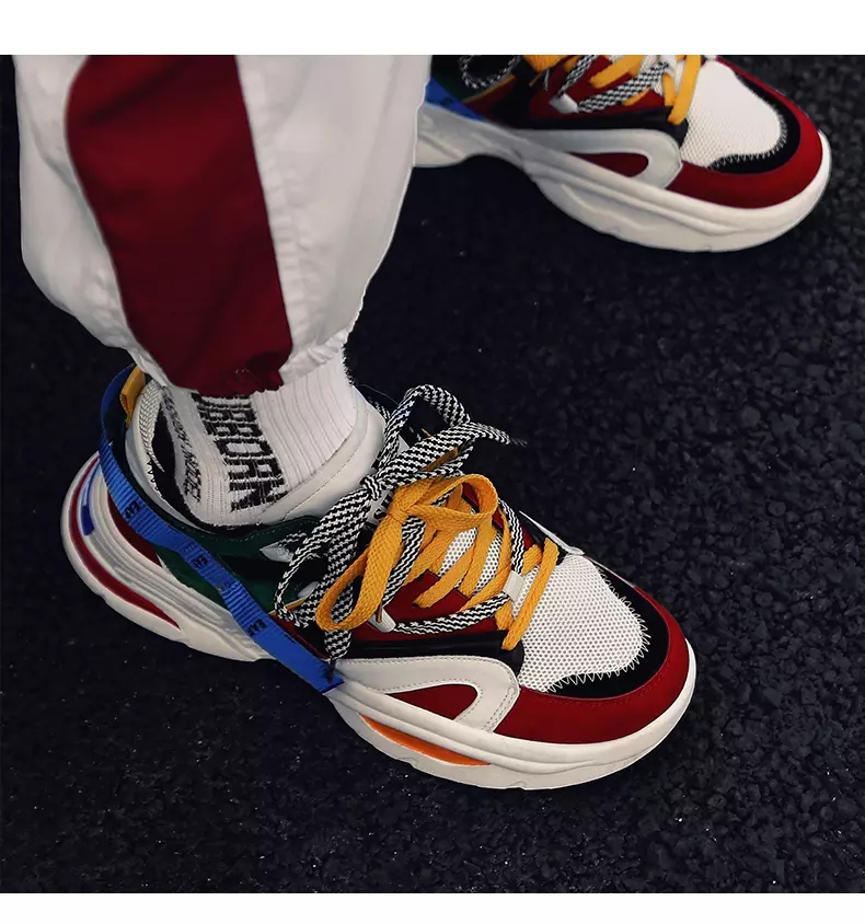 Winter cotton-padded shoes macy's with a velvet Korean version of men's shoes sneakers