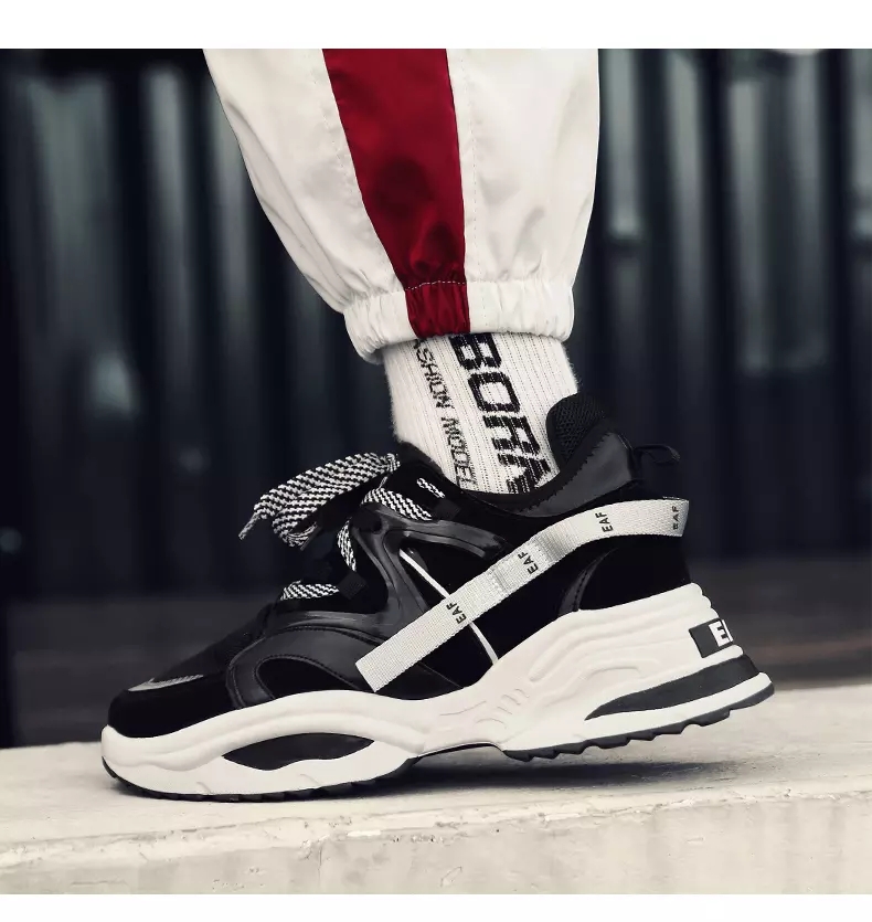 Winter cotton-padded shoes macy's with a velvet Korean version of men's shoes sneakers