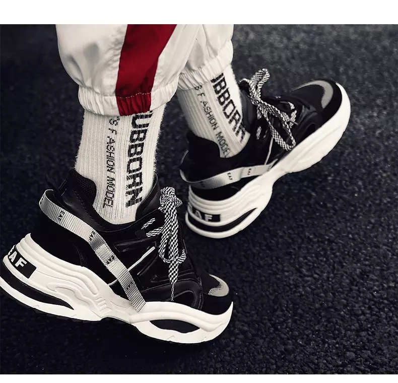 Winter cotton-padded shoes macy's with a velvet Korean version of men's shoes sneakers