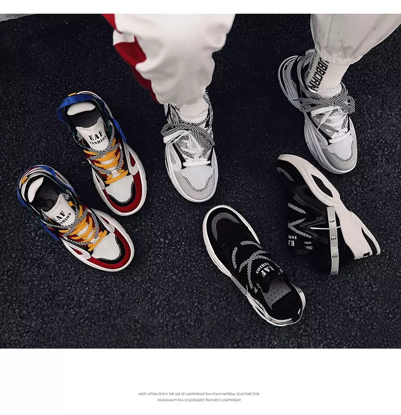 Winter cotton-padded shoes macy's with a velvet Korean version of men's shoes sneakers