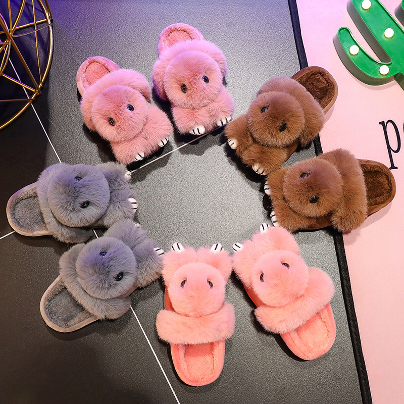 Autumn and Winter Children Cotton Slippers Boys and Girls Cartoon Furry Insulated Cotton-Padded Shoes Toddler Children Teens a Family of Three Baby Cotton Slippers Autumn and Winter Children Cotton Slippers Boys and Girls Cartoon Furry Insulated Cotton-Padded Shoes Toddler Children Teens a Family of Three Baby Cotton Slippers