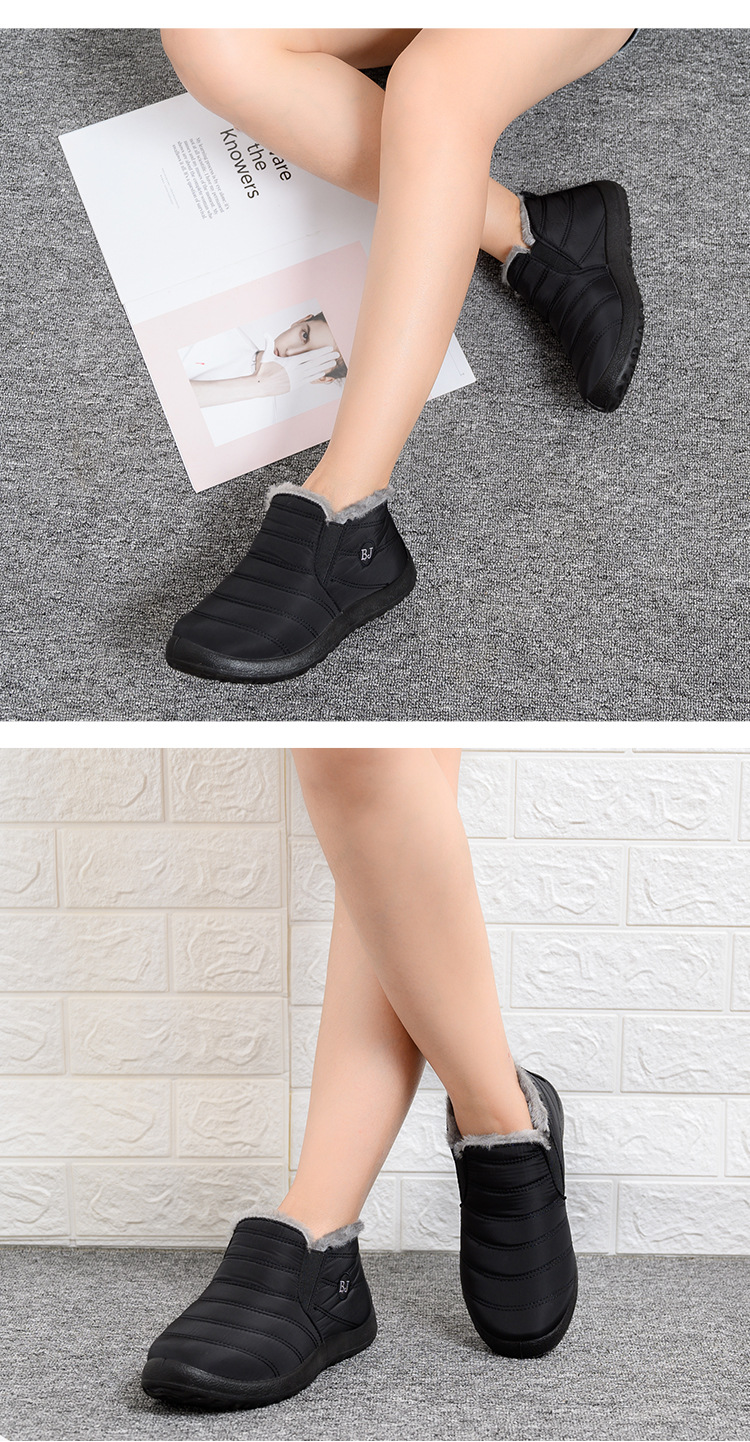 Foreign Trade Shoes Women's Cross-Border Winter Insulated Cotton-Padded Shoes Soft Bottom Traditional Beijing Cotton Shoes Women's Shoes Men's Shoes Snow Boots