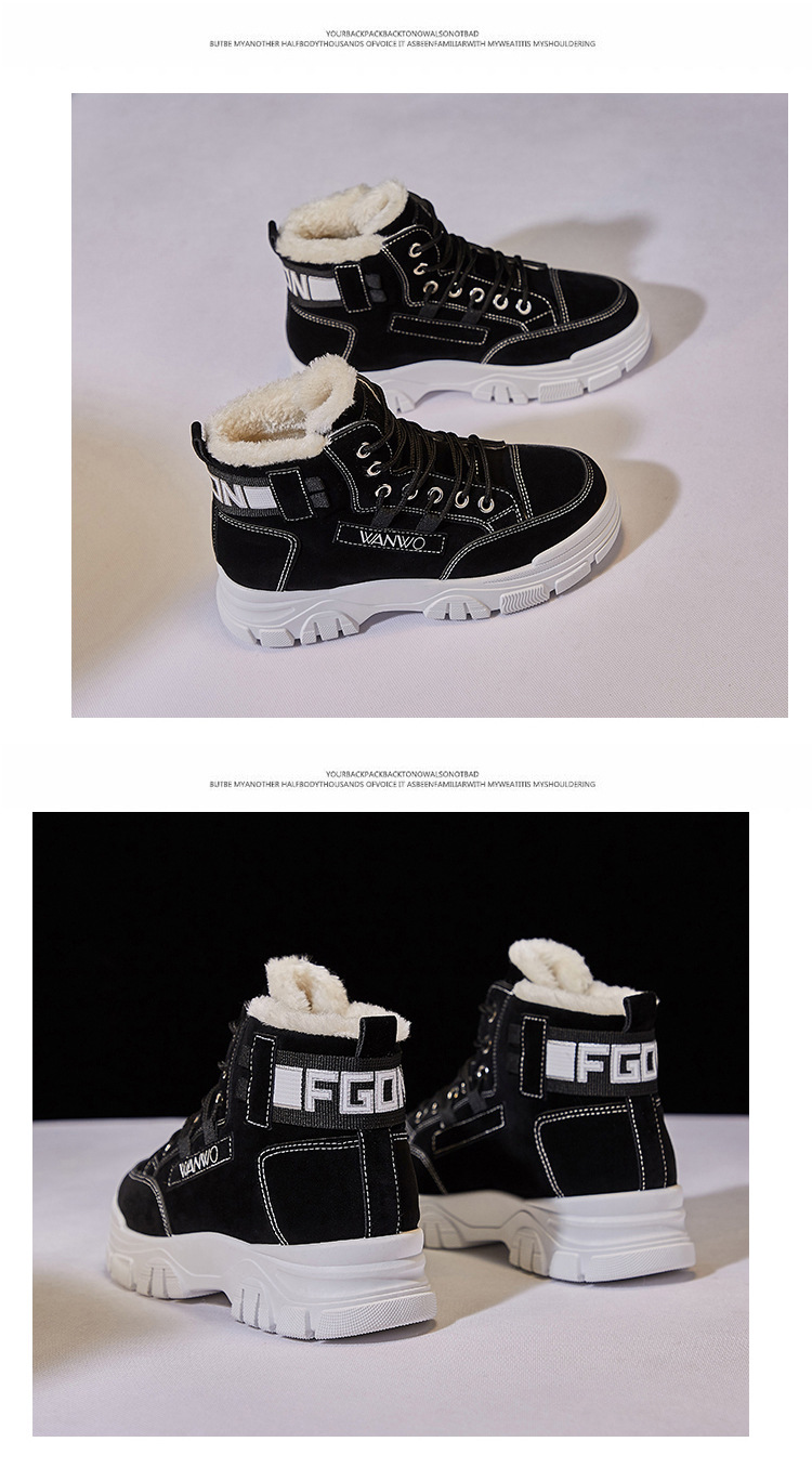 2021 Winter New Korean Style Fleece-Lined Dr. Martens Boots Female Student Insulated Cotton-Padded Shoes All-Matching Ins Thickened Ankle Boots Q3511 2021 Winter New Korean Style Fleece-Lined Dr. Martens Boots Female Student Insulated Cotton-Padded Shoes All-Matching Ins Thickened Ankle Boots Q3511