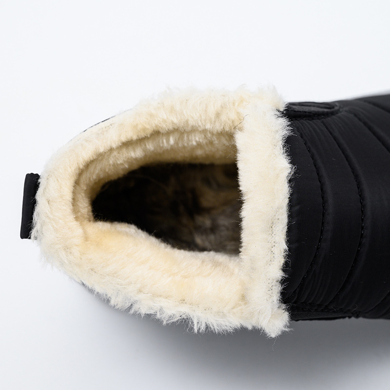 Cross-Border Foreign Trade Snow Boots Women&#039;s Winter Warm with Velvet Short Boots Cotton-Padded Shoes Thickened Flat New Women&#039;s Shoes Waterproof Non-Slip