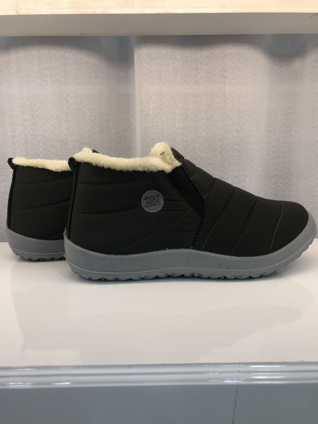 Cross-Border Foreign Trade Snow Boots Women's Winter Warm with Velvet Short Boots Cotton-Padded Shoes Thickened Flat New Women's Shoes Waterproof Non-Slip
