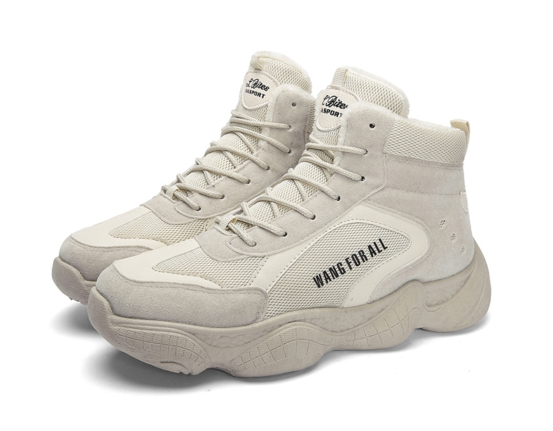 Winter cotton-padded shoes with velvety men's shoes high top shoes sneakers men's shoes tide shoes coconut