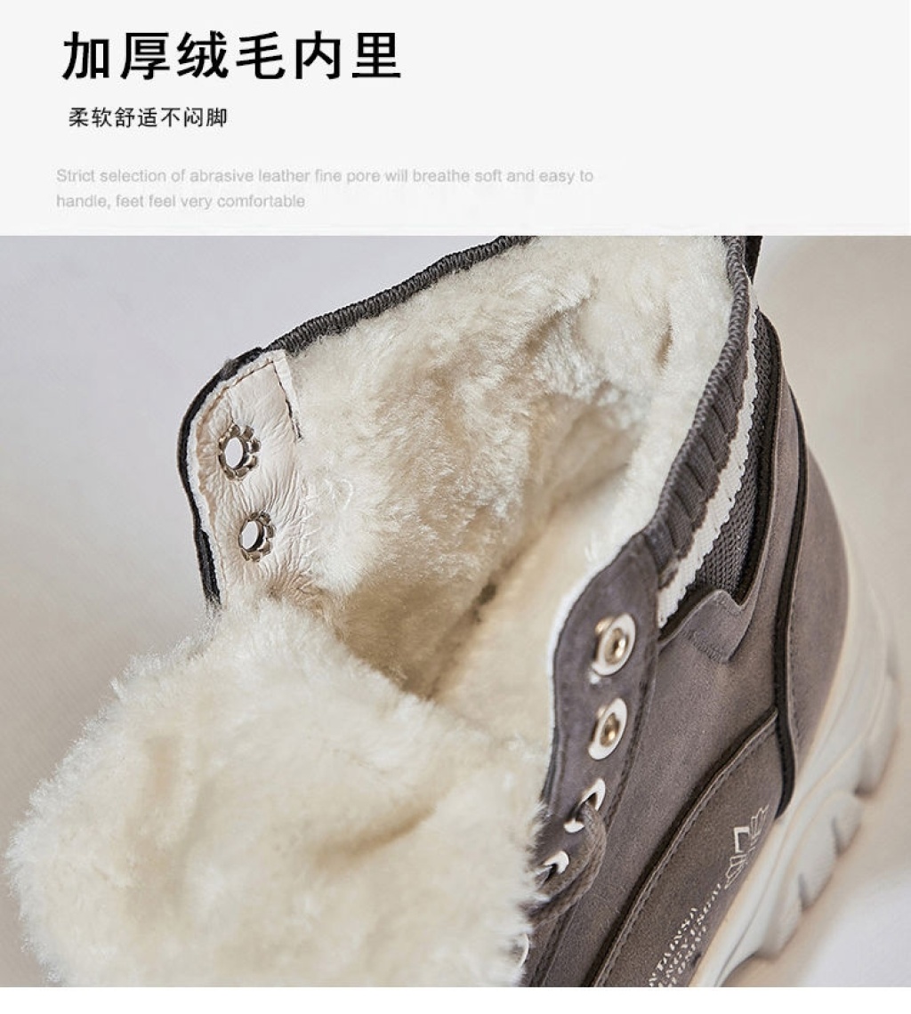 Women's Cotton-Padded Shoes Winter 2020 New Fashion Shoes Fleece-Lined Warm Martin Boots High-Top Shoes Female Students Platform Snow Boots Women's Cotton-Padded Shoes Winter 2020 New Fashion Shoes Fleece-Lined Warm Martin Boots High-Top Shoes Female Students Platform Snow Boots