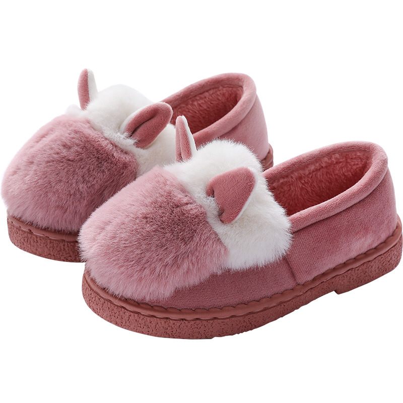 Sheep Ears Rabbit Fur Autumn and Winter Covered Root Indoor and Outdoor Home Cotton Slippers Women's Confinement Shoes Insulated Cotton-Padded Shoes Snow Boots Sheep Ears Rabbit Fur Autumn and Winter Covered Root Indoor and Outdoor Home Cotton Slippers Women's Confinement Shoes Insulated Cotton-Padded Shoes Snow Boots