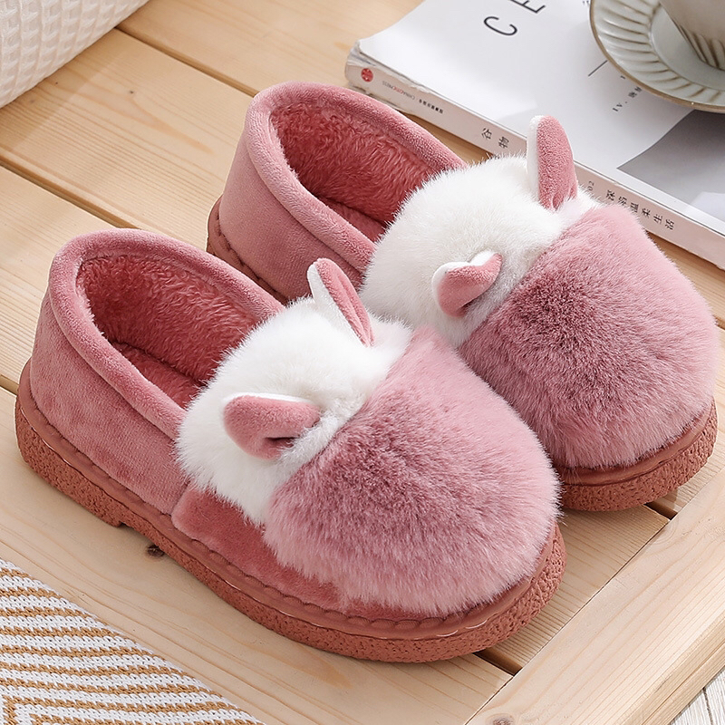 Sheep Ears Rabbit Fur Autumn and Winter Covered Root Indoor and Outdoor Home Cotton Slippers Women's Confinement Shoes Insulated Cotton-Padded Shoes Snow Boots Sheep Ears Rabbit Fur Autumn and Winter Covered Root Indoor and Outdoor Home Cotton Slippers Women's Confinement Shoes Insulated Cotton-Padded Shoes Snow Boots