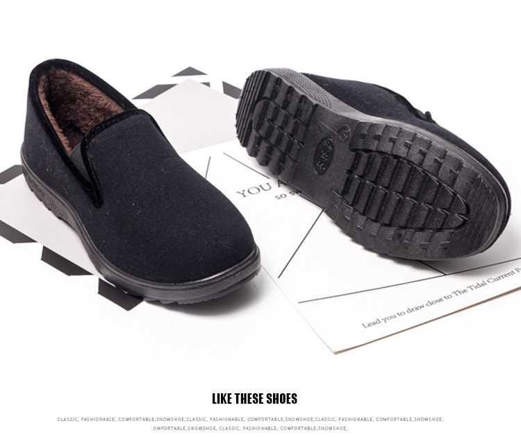 Winter Mother's Cotton Shoes Comfortable Warm Two Cotton Middle-Aged Women's Shoes Elderly Cotton-Padded Shoes Loafers Long-Term Wholesale