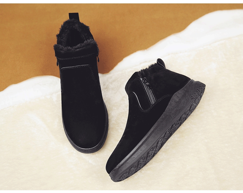 Winter cotton-padded shoes add velvet shoes for men high upper shoes board shoes sneakers for men fashionable shoes
