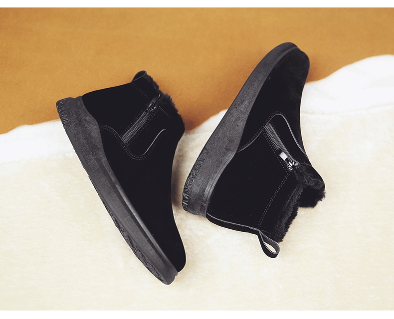 Winter cotton-padded shoes add velvet shoes for men high upper shoes board shoes sneakers for men fashionable shoes
