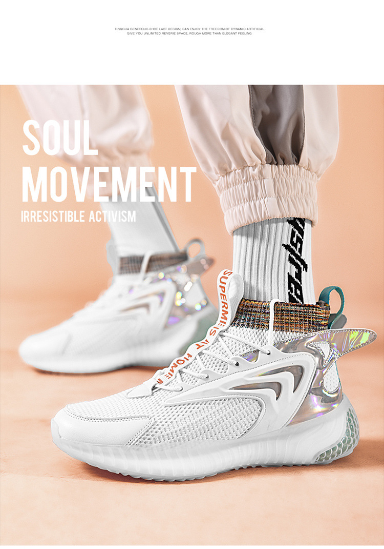 White Solid Color Universal round Toe Lace-up Summer Front Lace-up Flat Heel High-Ankle Leather Casual Shoes