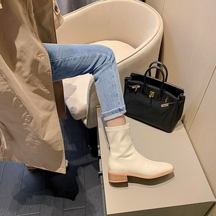 German Training Shoes 2021 Autumn Cowhide Hidden Heel White Shoes Women's Shoes Easy to Match Flat Sports Casual Shoes Neutral Couple