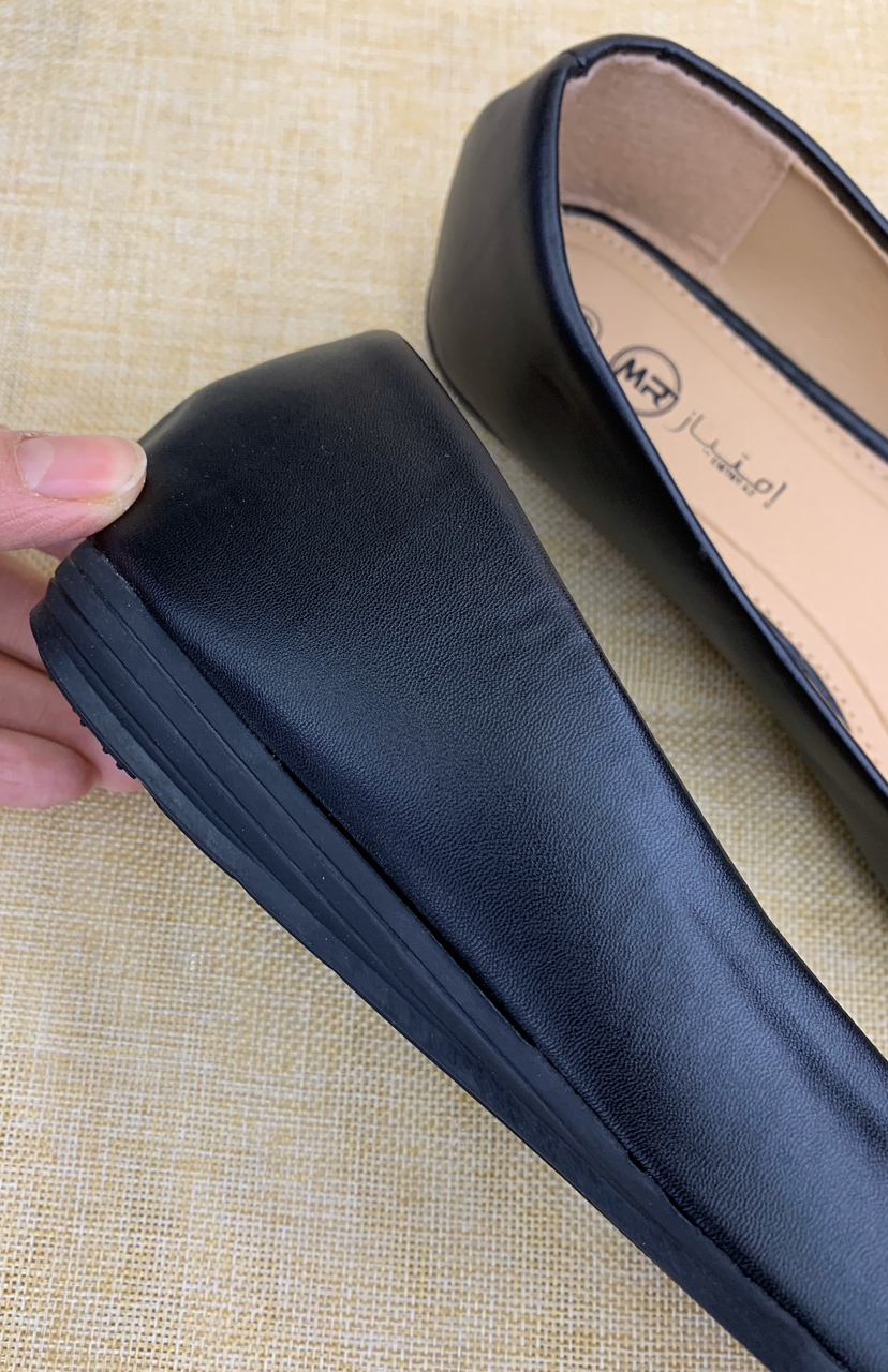 Foreign trade order, 37-42 women's shoes, stock, all black mother shoes, fashion shoes, low heel flat shoes