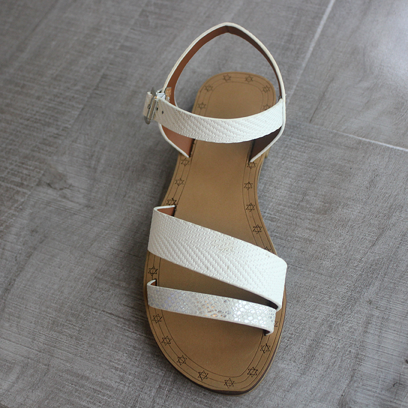 New fashion craft ladies sandals chun-soles flip-flops Roman flat heel cover Roman shoes