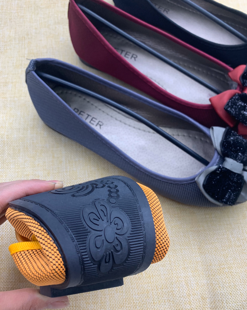 Spot women&#039;s single shoes 37-42 mixed color with size flat shoes low-heel fashion shoes mother shoes are cheap