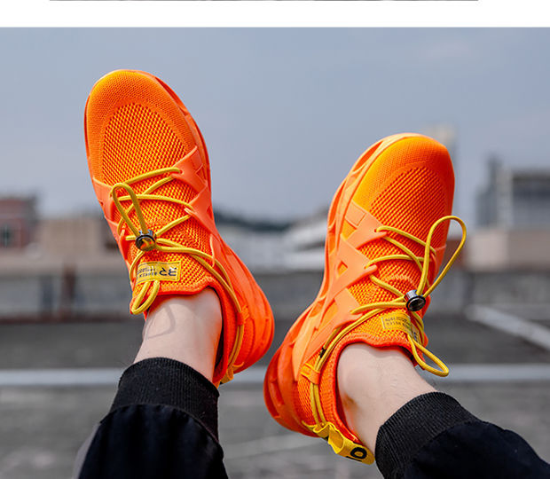 22 New Foreign Trade Supply Trend Wild Candy Color Flying Woven Sports Shoes Fashionable Breathable Casual Shoes Men's Shoes 22 New Foreign Trade Supply Trend Wild Candy Color Flying Woven Sports Shoes Fashionable Breathable Casual Shoes Men's Shoes