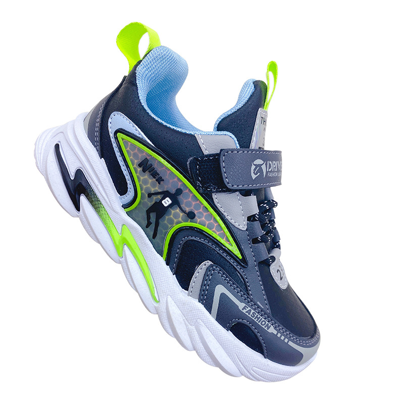 Factory Wholesale Spring and Autumn Medium and Large Kids Shoes Girls&#039; Sports Shoes Primary School Students&#039; Travel Shoes Lightweight Children&#039;s Casual Shoes