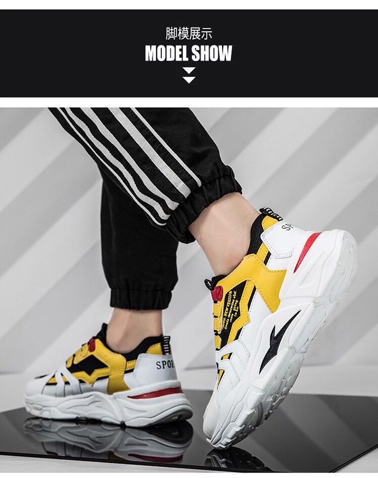 2020 Spring Korean Sports Shoes Trendy All-Match Men's Shoes Platform Running Shoes 2020 Spring Korean Sports Shoes Trendy All-Match Men's Shoes Platform Running Shoes