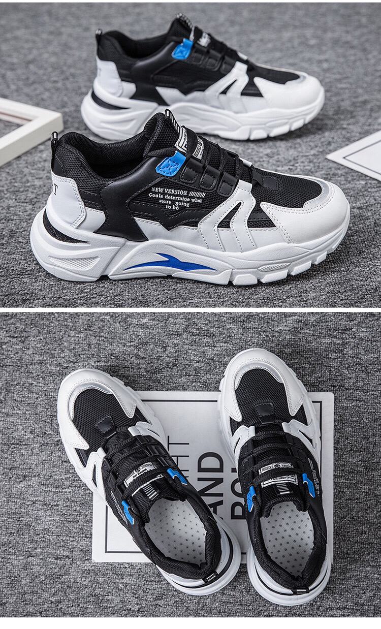 2020 Spring Korean Sports Shoes Trendy All-Match Men's Shoes Platform Running Shoes 2020 Spring Korean Sports Shoes Trendy All-Match Men's Shoes Platform Running Shoes