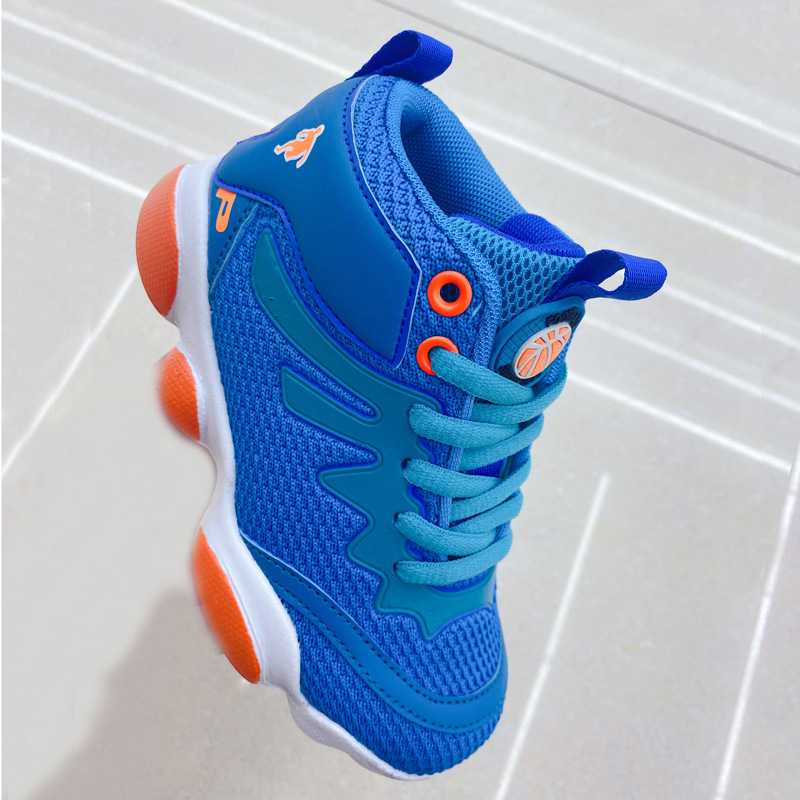Children&#039;s Shoes Mid-Top New Basketball Shoes Children&#039;s Shoes Lightweight Mesh Surface Breathable Men&#039;s and Women&#039;s Sports Shoes Boys Running Shoes