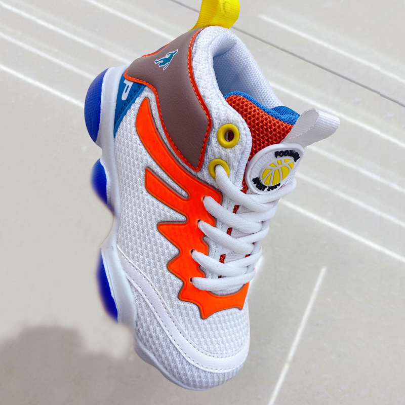 Children&#039;s Shoes Mid-Top New Basketball Shoes Children&#039;s Shoes Lightweight Mesh Surface Breathable Men&#039;s and Women&#039;s Sports Shoes Boys Running Shoes